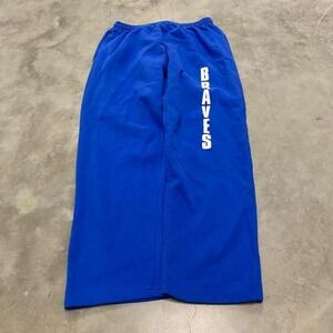vintage blue spellout baggy sweatpants